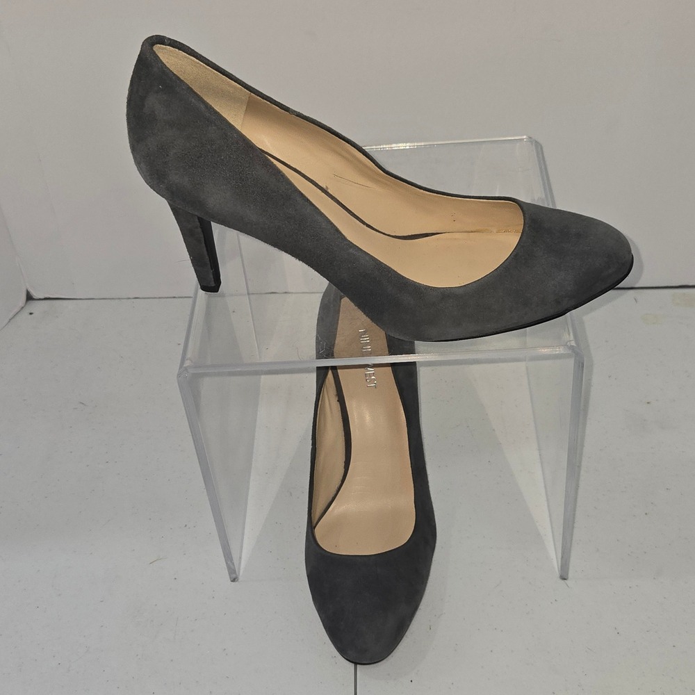 Nine West NWHANDJIVE Grey  Pointed Toe Stiletto Pumps Heels Womens 9.5 M